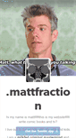 Mobile Screenshot of mattfraction.com